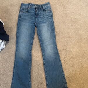 American Eagle Outfitters Blue Flare Jeans